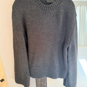 Zara Charcoal Crew Neck Sweater